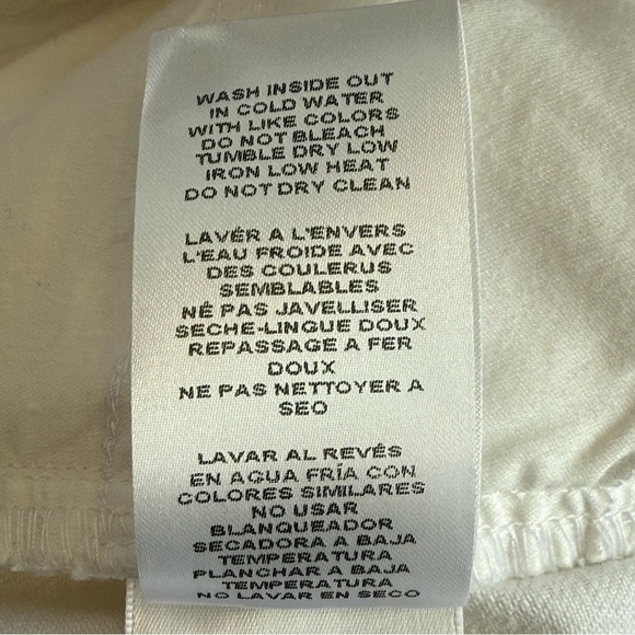 Good American Good Waist Palazzo Crop Jeans Size 4/27 In White - Picture 11 of 13